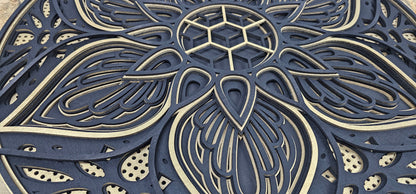 Mandala w Złocie i Czarnej Głębi