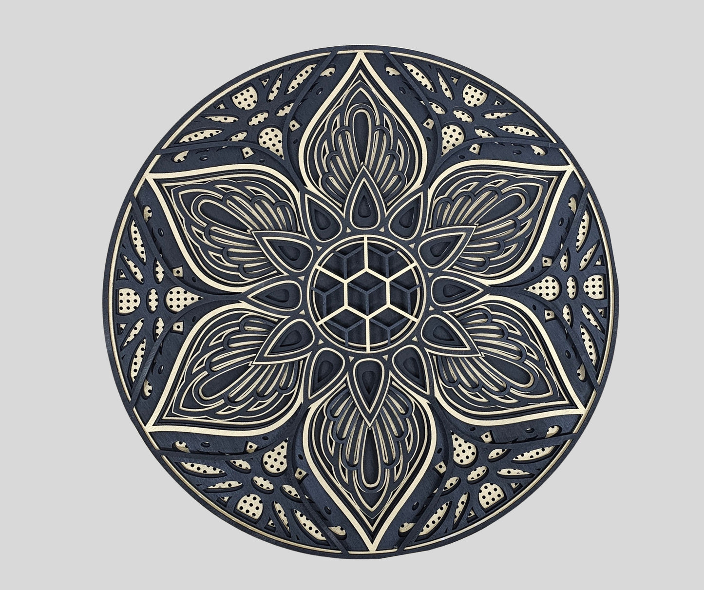 Mandala w Złocie i Czarnej Głębi